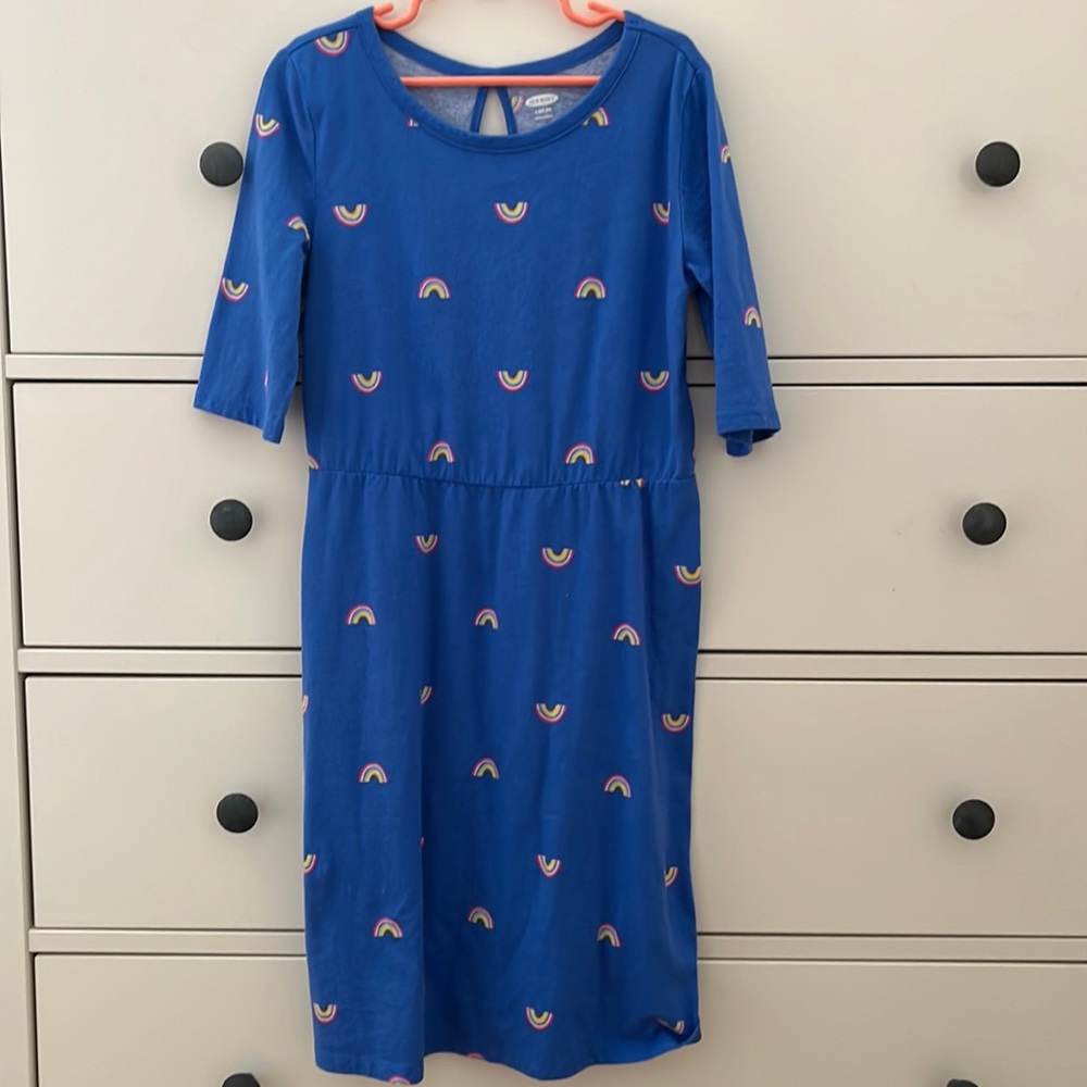 Old Navy Rainbow Print Cotton Dress